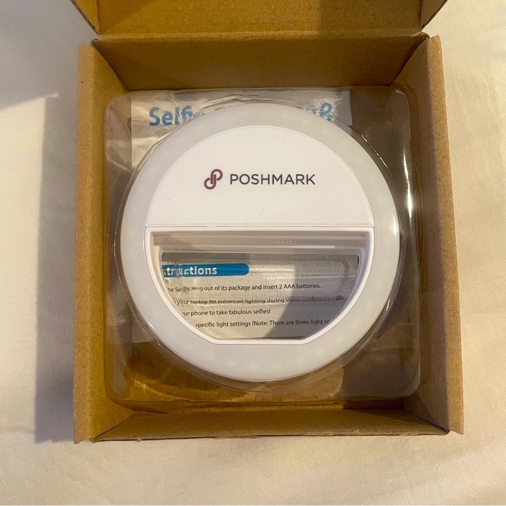 Poshmark Selfie Ring Light Phone Clip Poshmark Logo